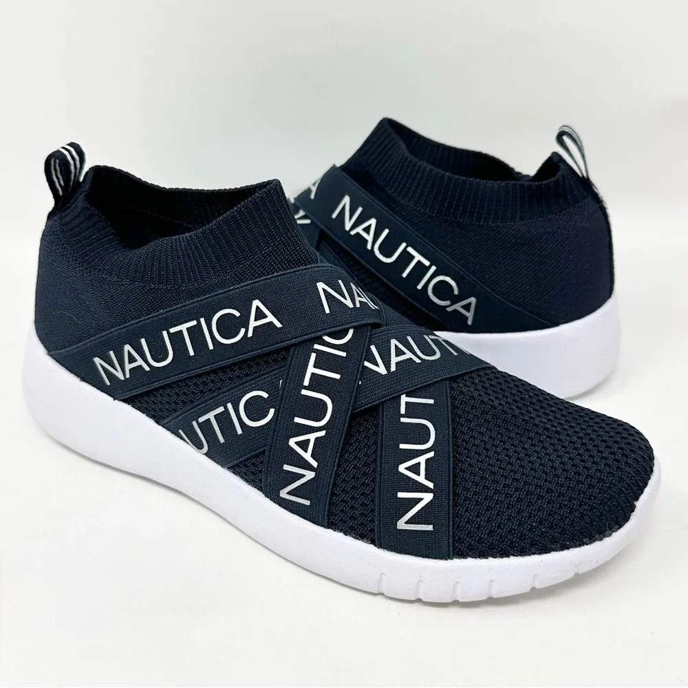 NEW Nautica Women Fashion Slip-On Sneaker Jogger Comfort Running Shoes 7.5